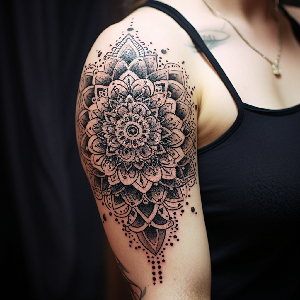 Stunning mandala tattoo design