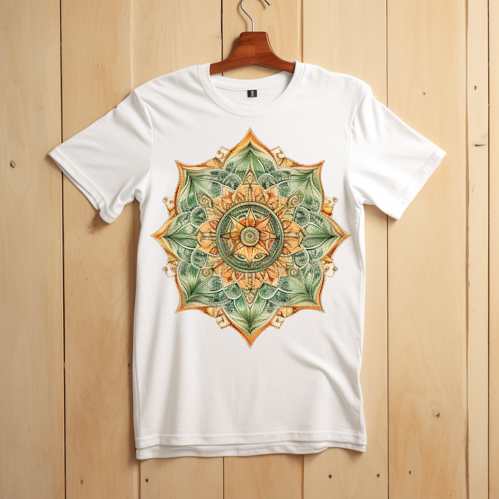 Beautiful mandala t-shirt design