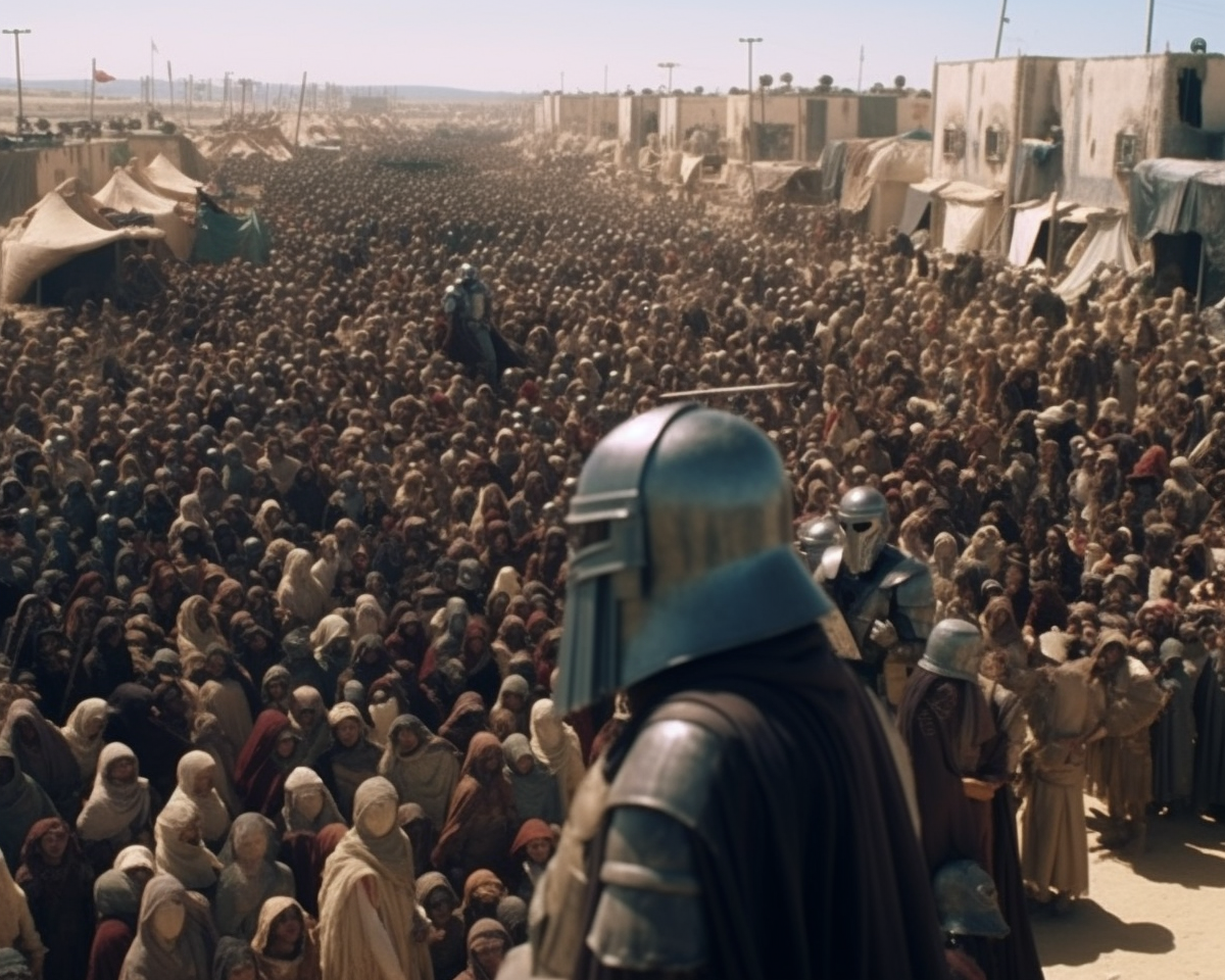 Mandalorians defending Gaza refugee camps