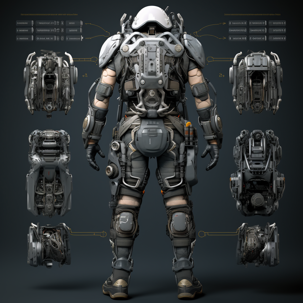 Flexible exosuit armor technology