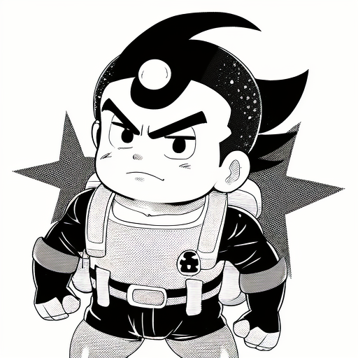 Cute and grumpy manga brain