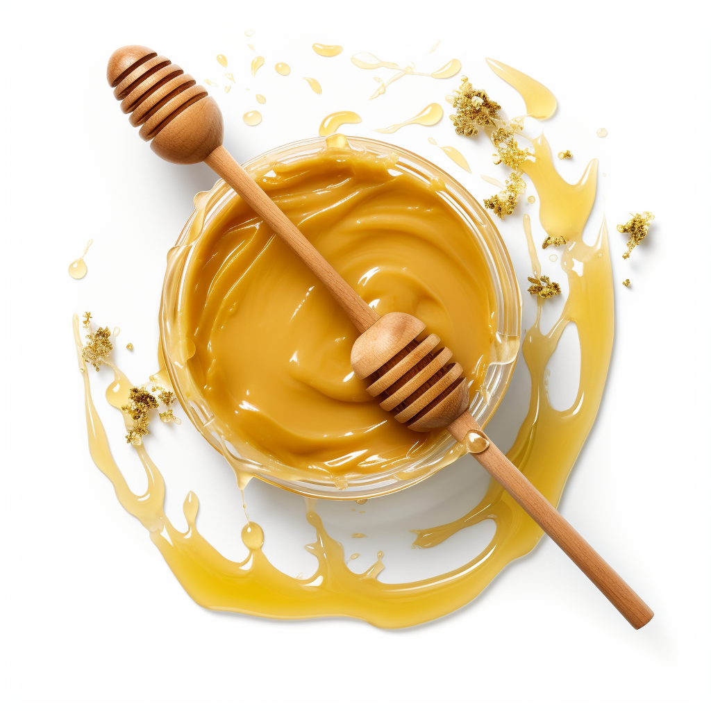 Manuka Honey Skin Mask on White Background