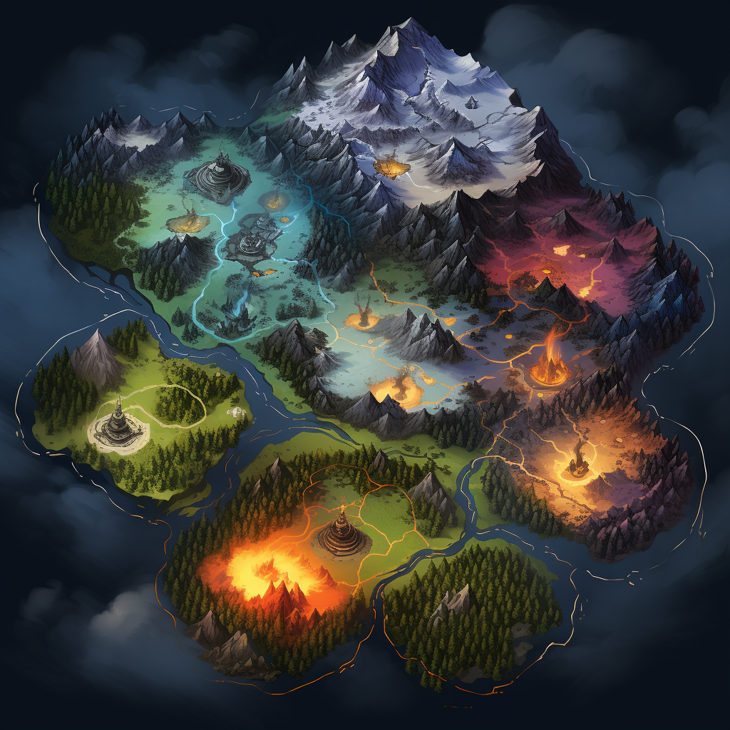 Majestic Four Areas Map Unveiled