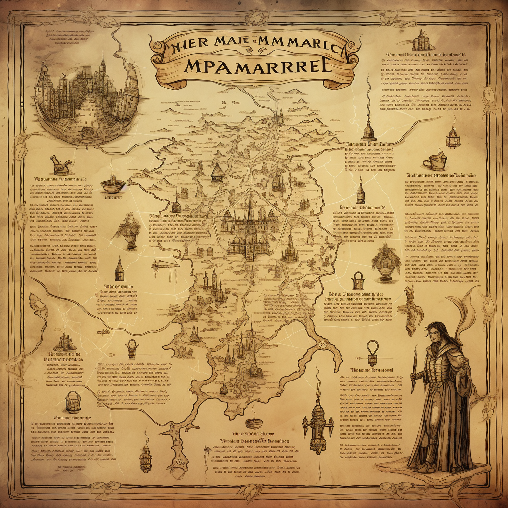 Harry Potter Marauders Map Poster