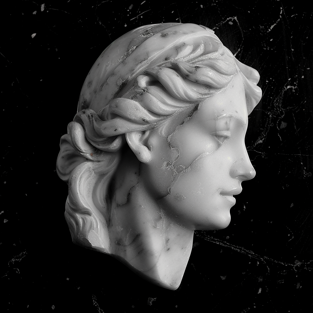 beautiful marble sculpture of Aphrodite