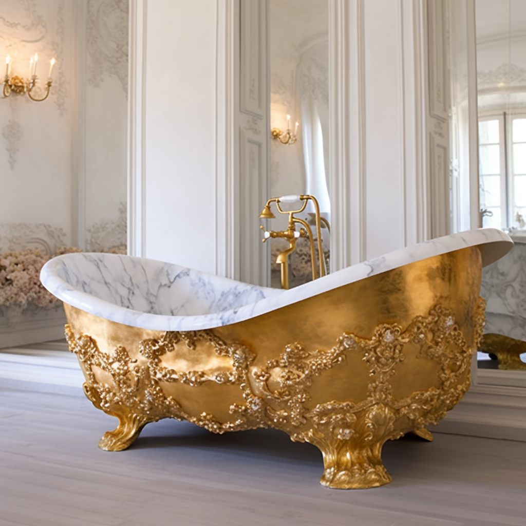 exquisite marble stone bathtub design