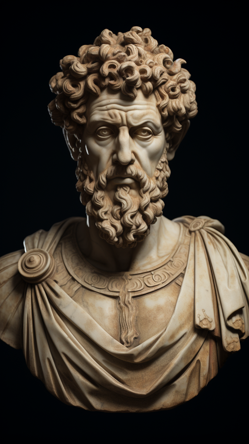 Image of Marcus Aurelius, a Stoic Philosopher