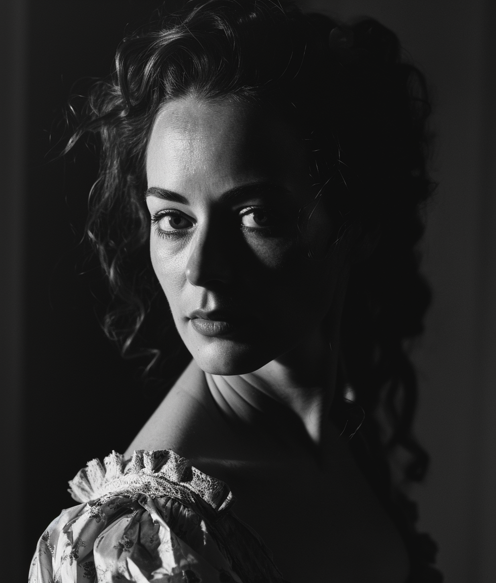 Maria Theresia in Ansel Adams Style Portrait