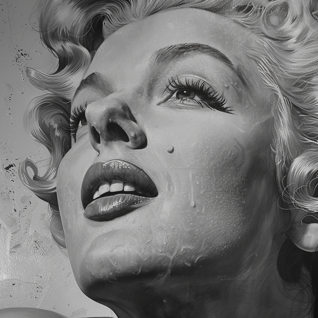 Marilyn Monroe ultra close up