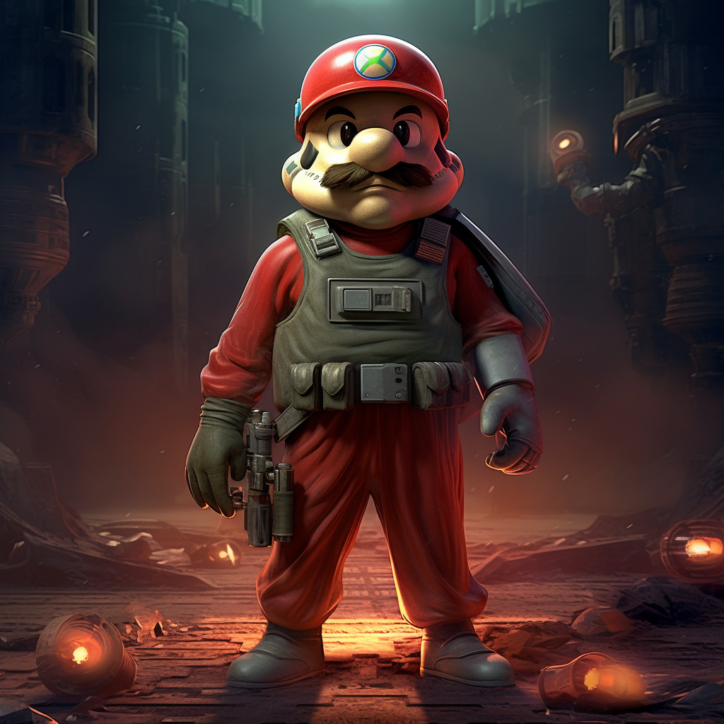 Super Mario Bros as Star Wars characters