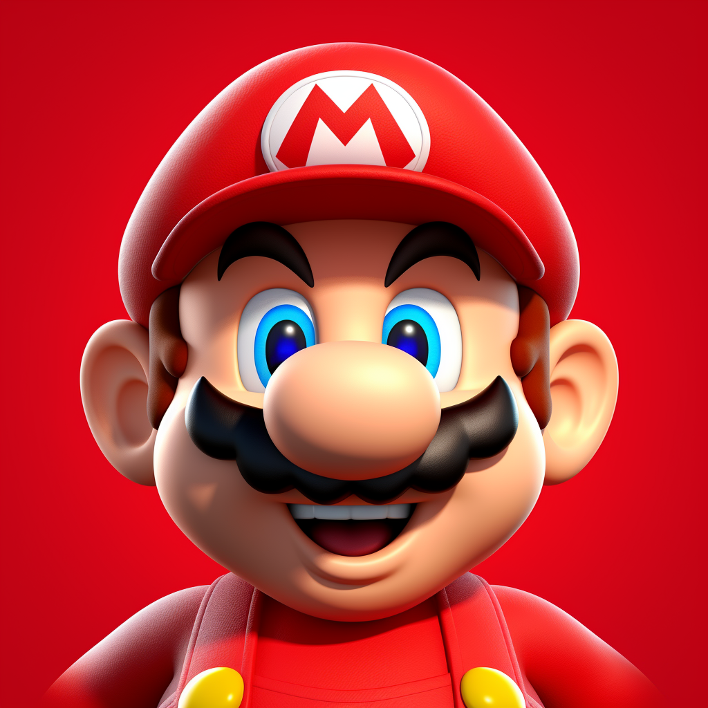 Mario Profile Picture with Unique Style