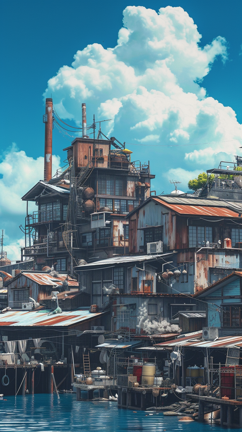 Maritime City Showa Era Offshore Platforms