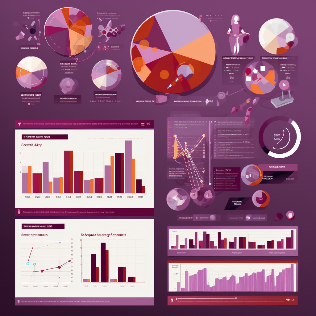 Maroon and purple market research analytics