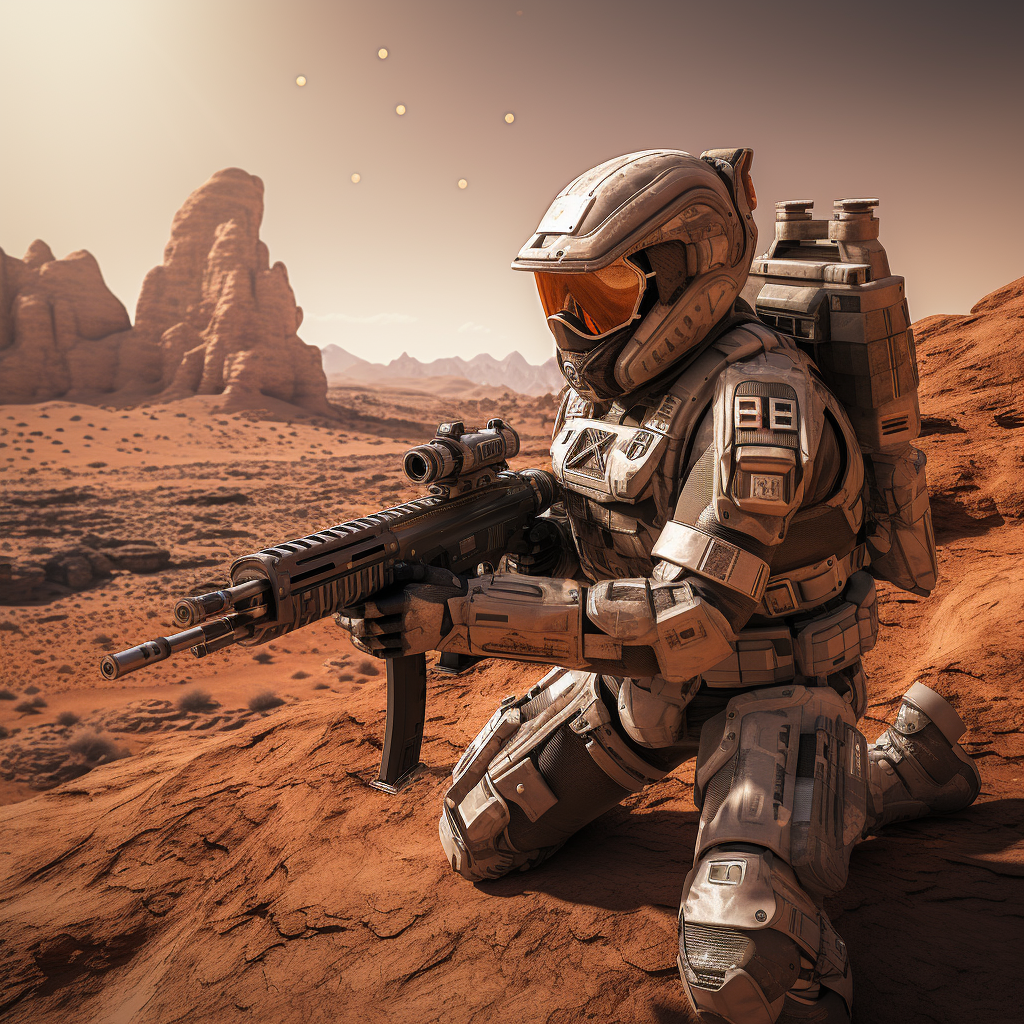 Mars Modern Combat Photo Set 2100