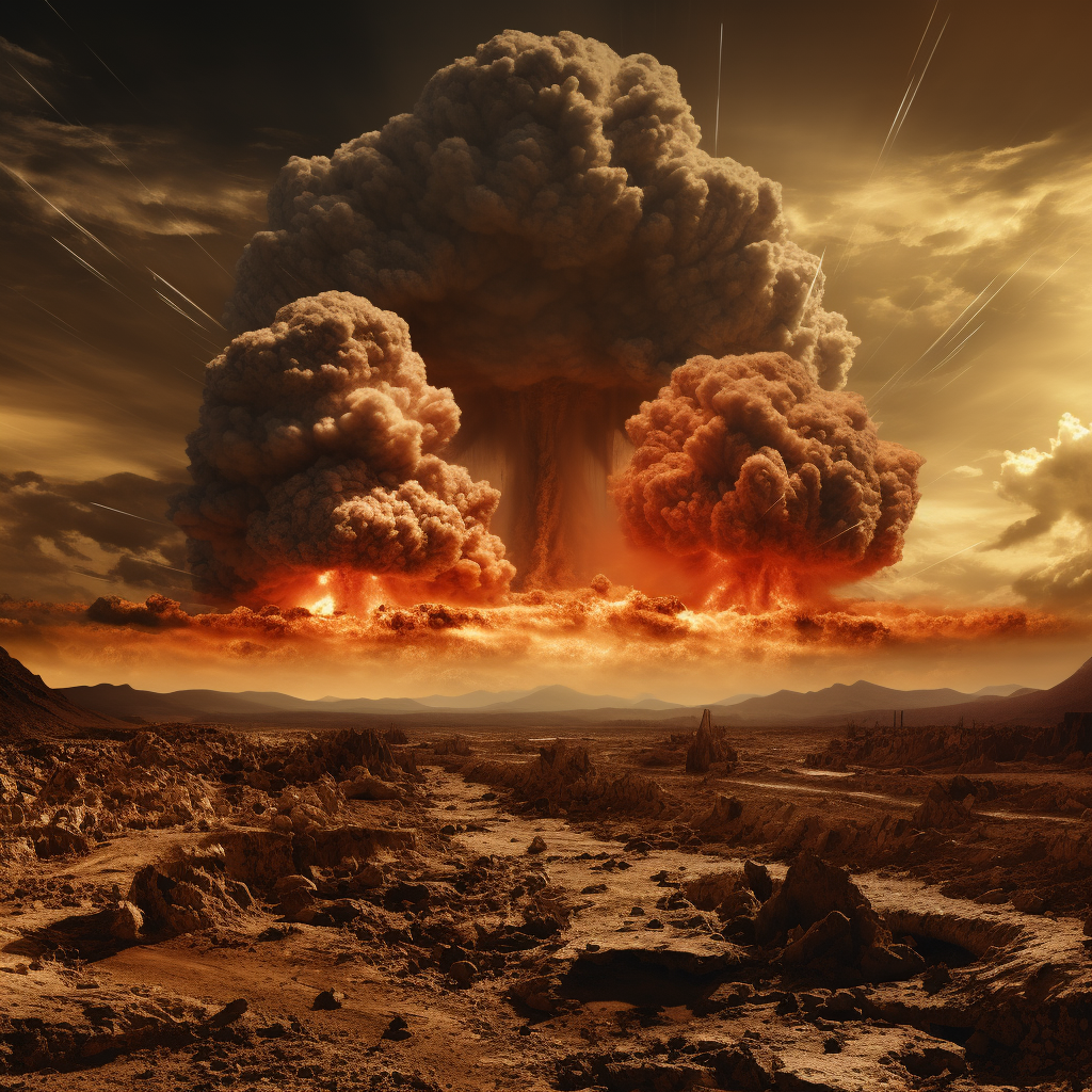 Mars nuclear explosion image