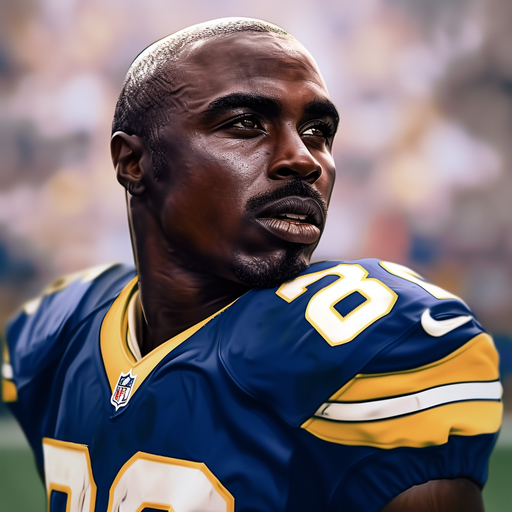 Marshall Faulk NFL Hall of Famer Realistic Style