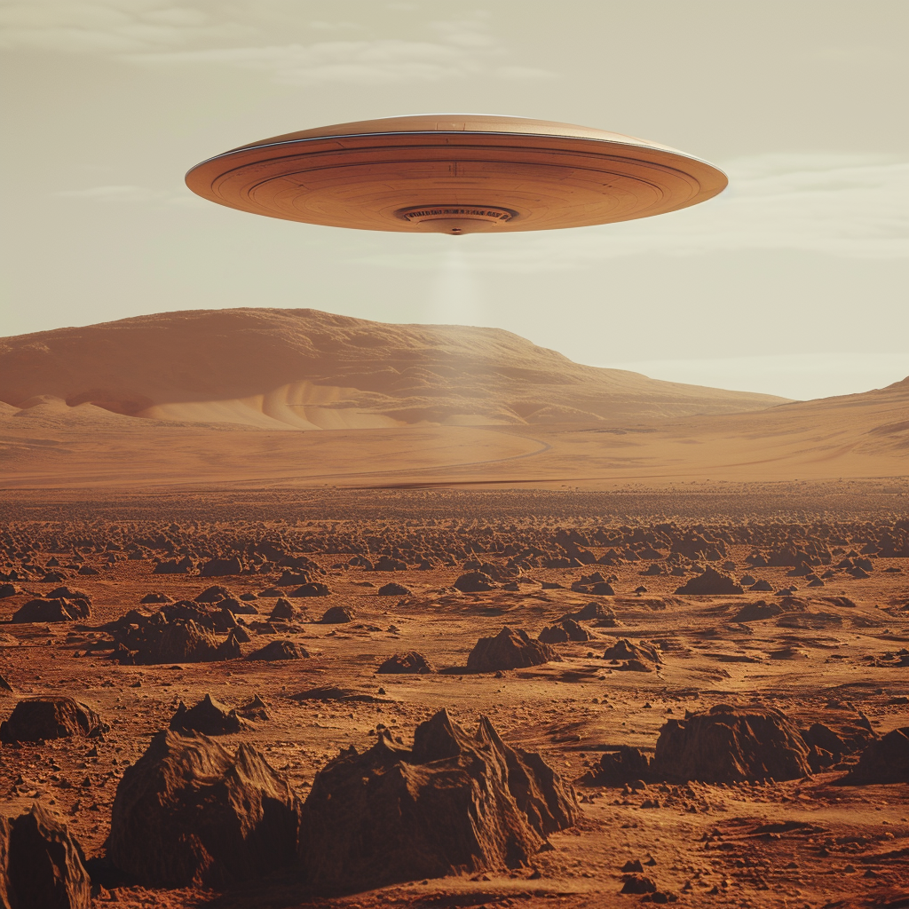 Martian UFO from Planet Mars