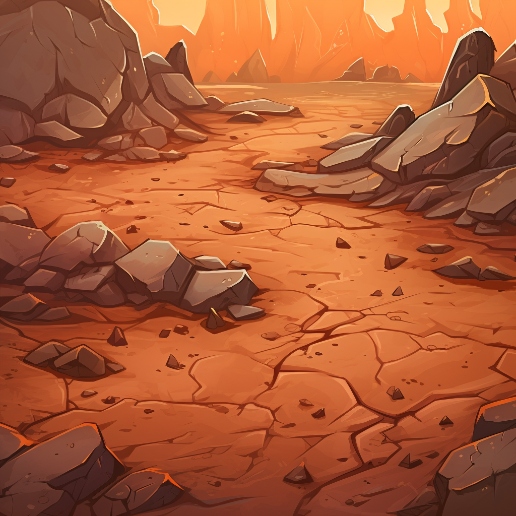 Martian ground texture for game