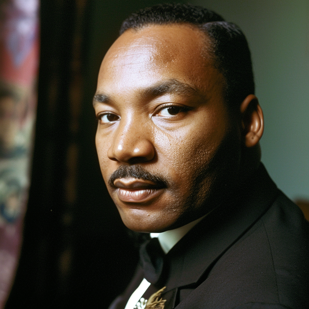 Image of Martin Luther King Jr. as a White Man