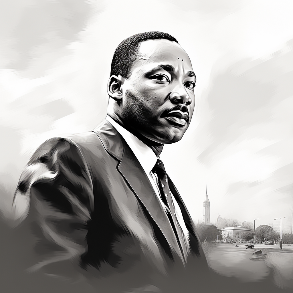 Martin Luther King sketch