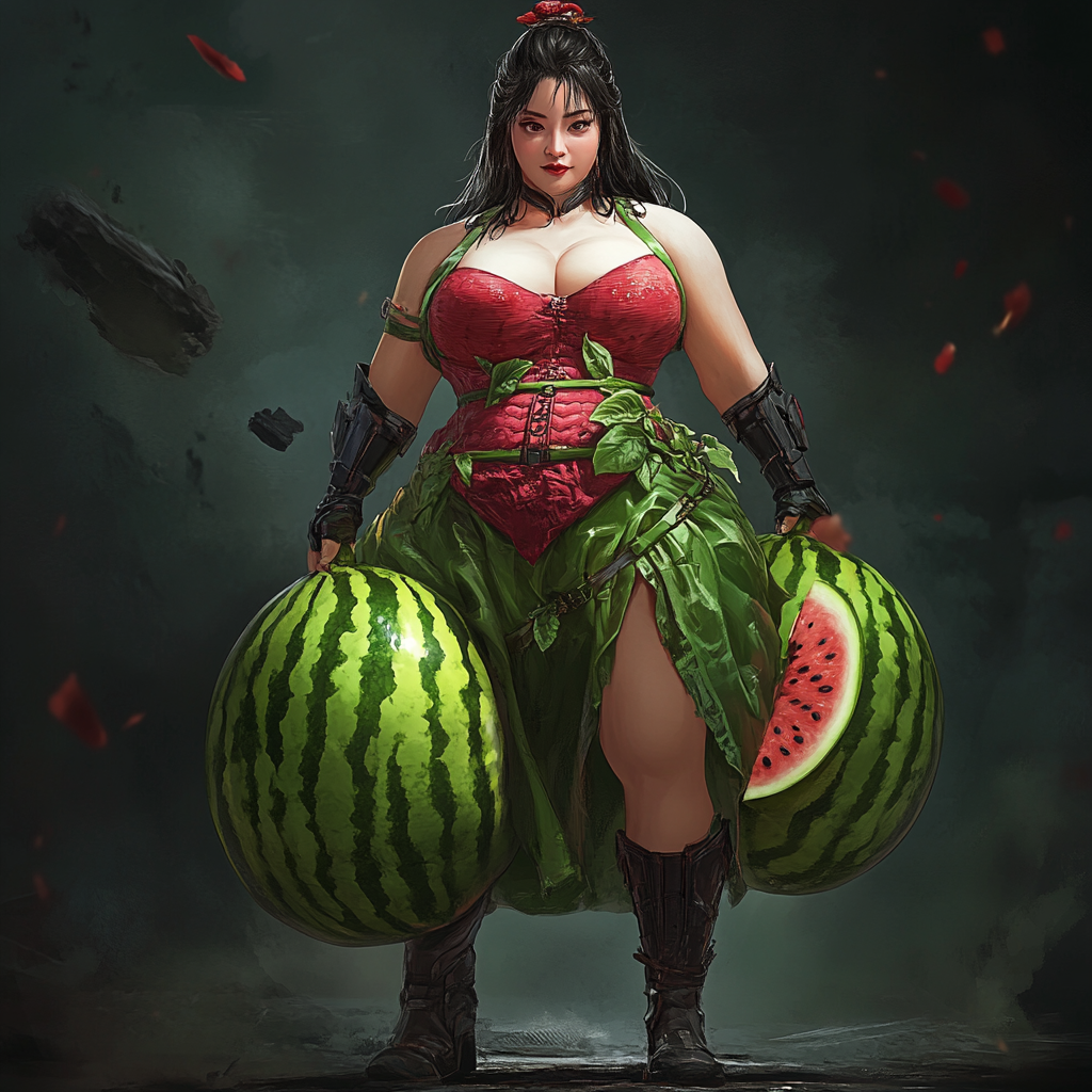 Female Villain Chinese Ghost Watermelon