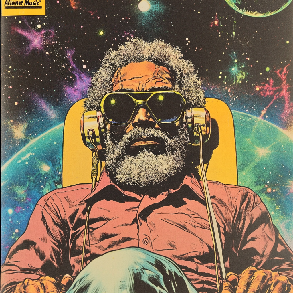 Afro man in marvel comic blackhole