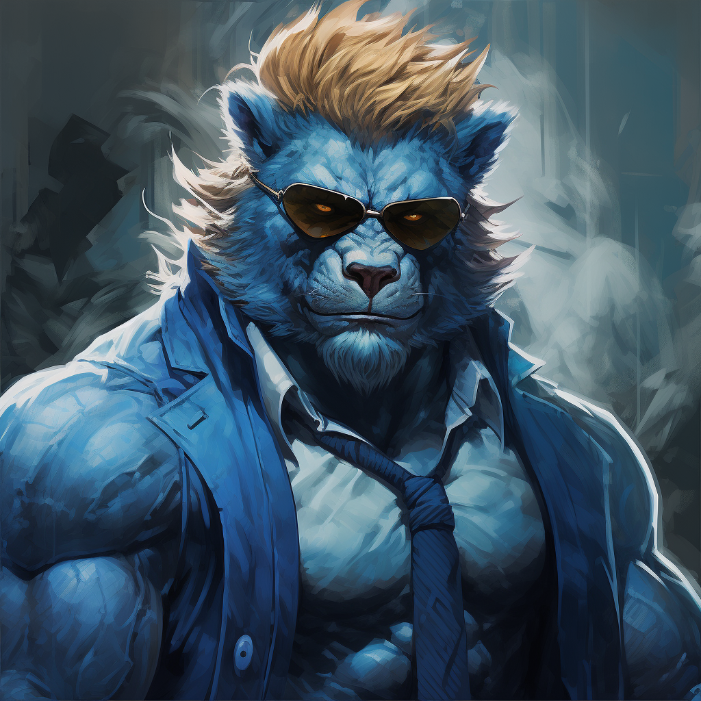 Comic Accurate Marvel Superhero Beast Portrait  ?.