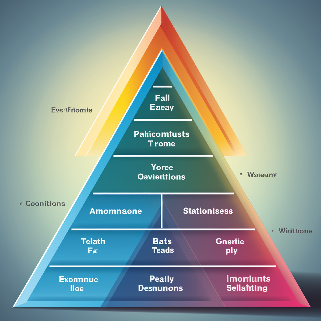 Pyramid depicting Maslow's Hierarchy of Needs