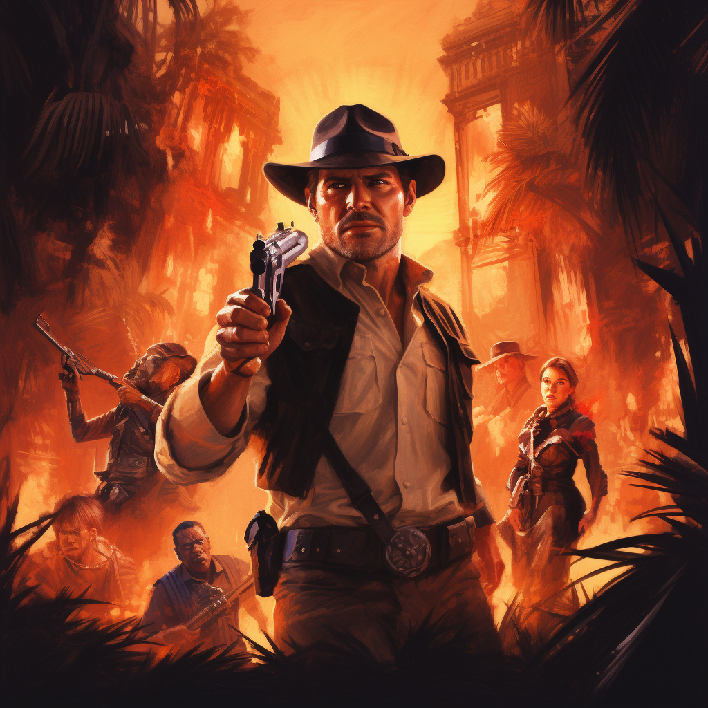 Mass Effect Indiana Jones video game cover