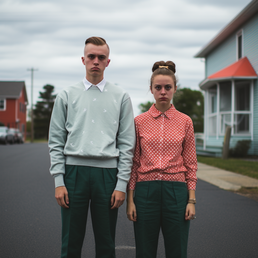 Happy young couple exploring Massachusetts