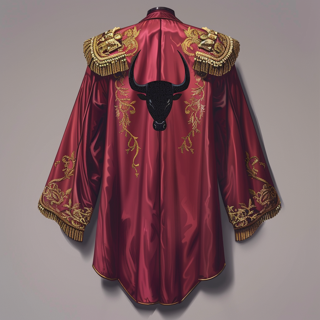 Elegant Matador Muleta Cape Bull