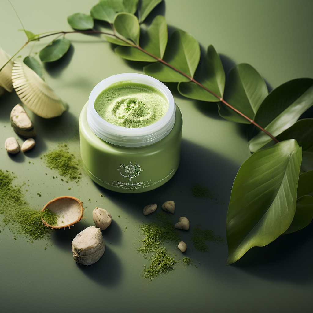 Upscale matcha branding concept