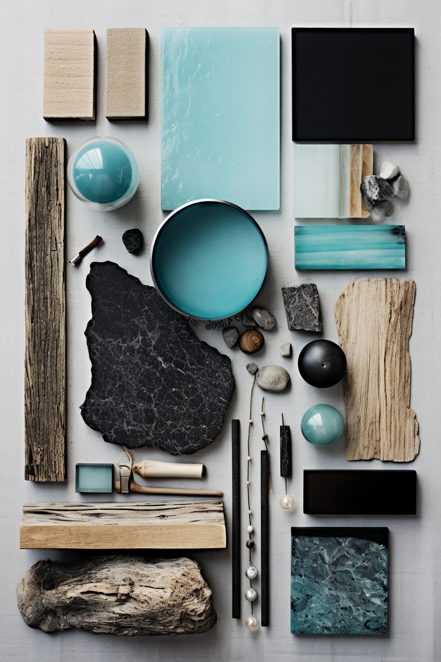 Wabi Sabi Material Mood Board Inspiration