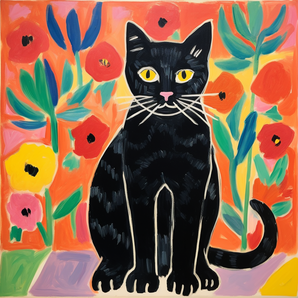 Henri Matisse's cat portrait