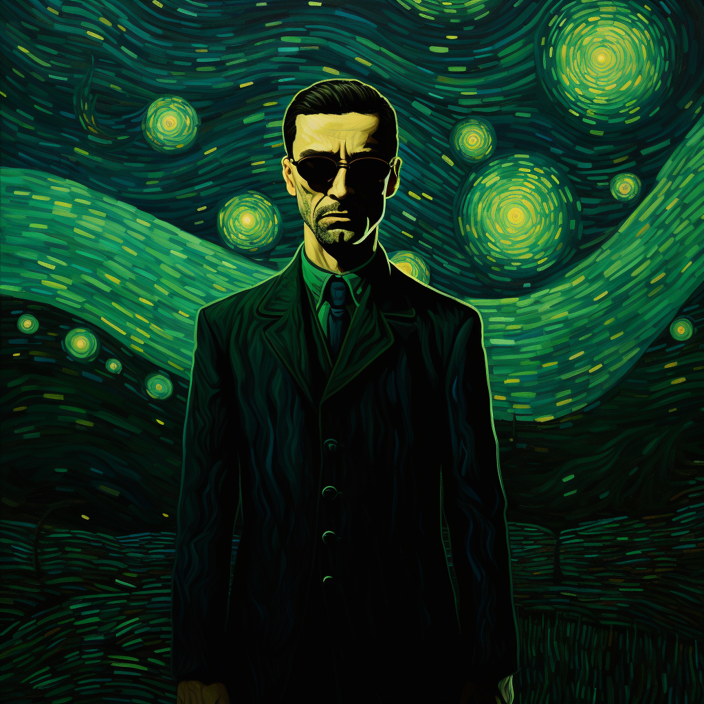 Neo in Starry Night Space