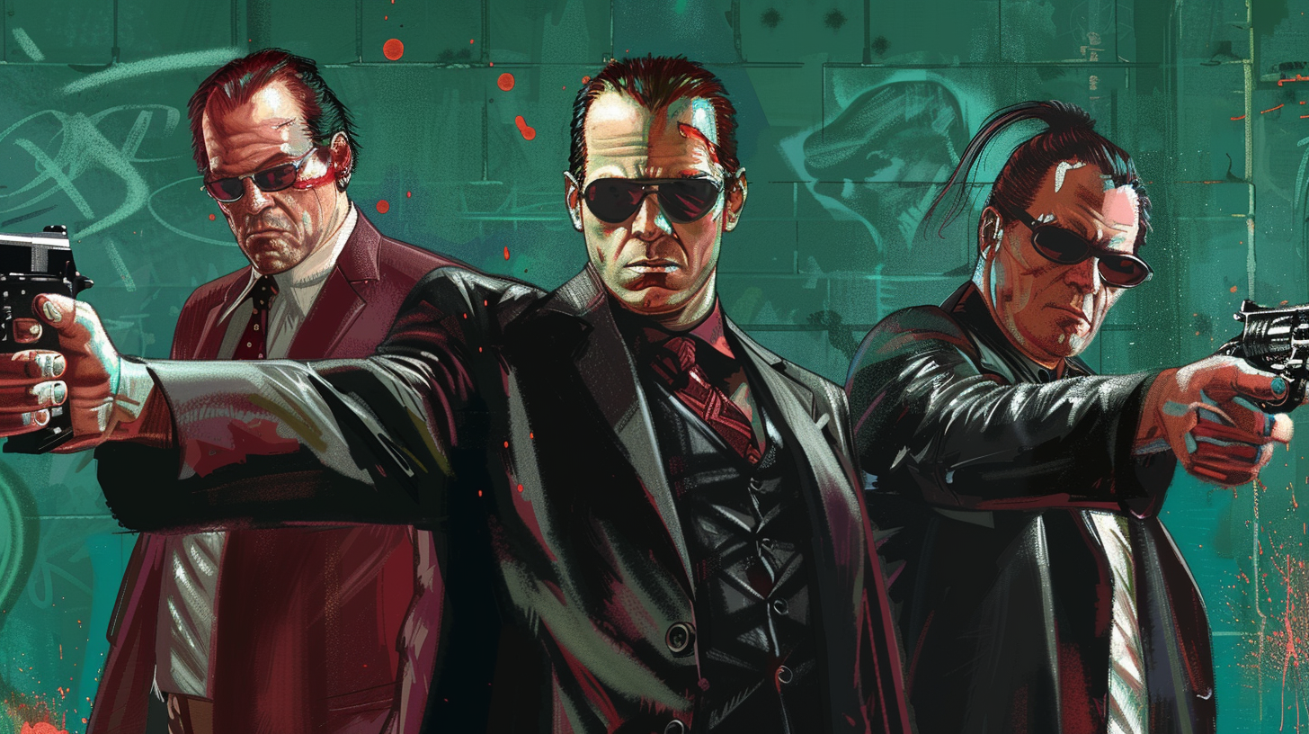 Matrix GTA Loading Screen Gangster