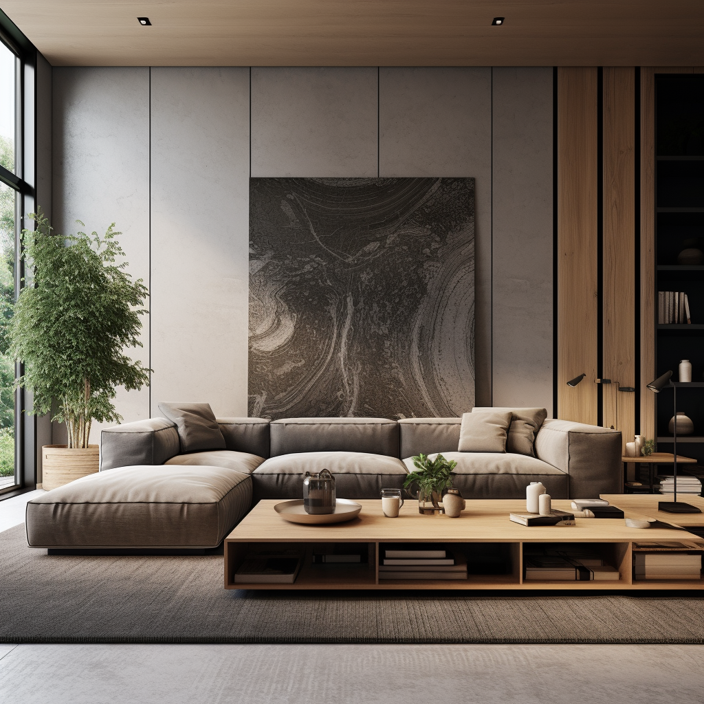 Modern matte livingroom elevation picture