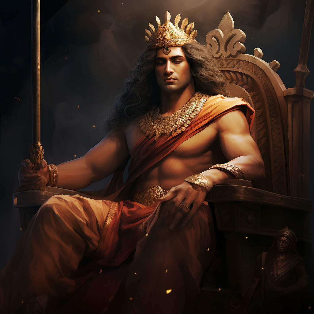 Portrait of Chandragupta Maurya, the great king