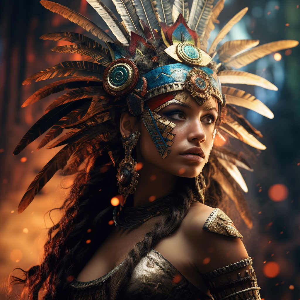 The Mighty Mayan Goddess of Battle