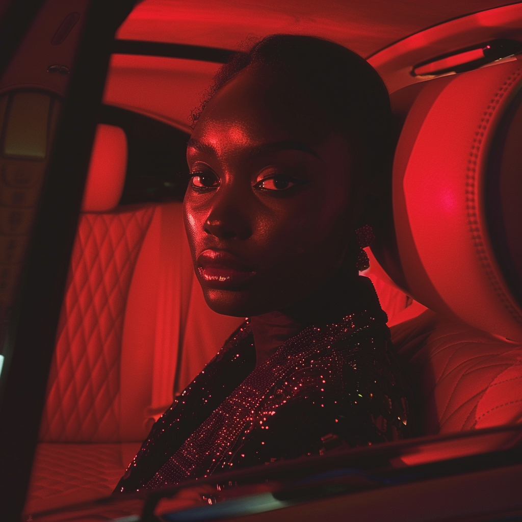 maybach supermodel backseat view