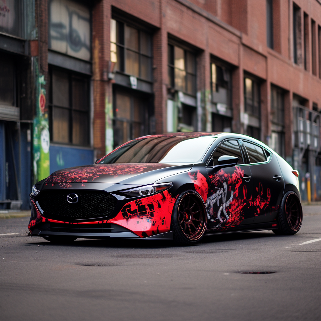 Custom Mazda 3 Hatchback Car