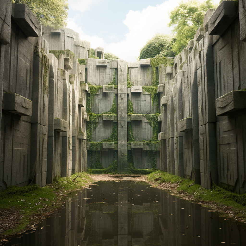 Scenic view of Maze Runner Glade