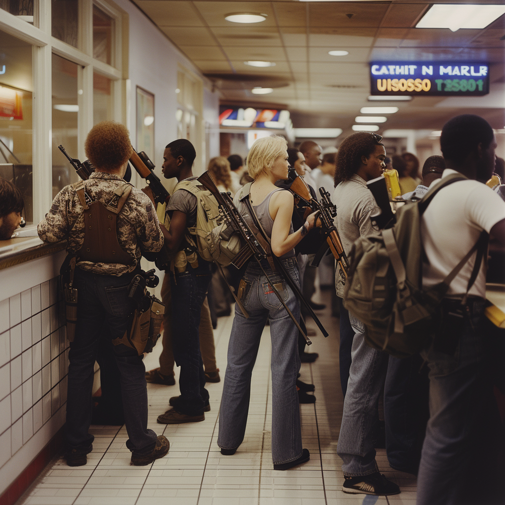 McDonald's Customers with Weapons