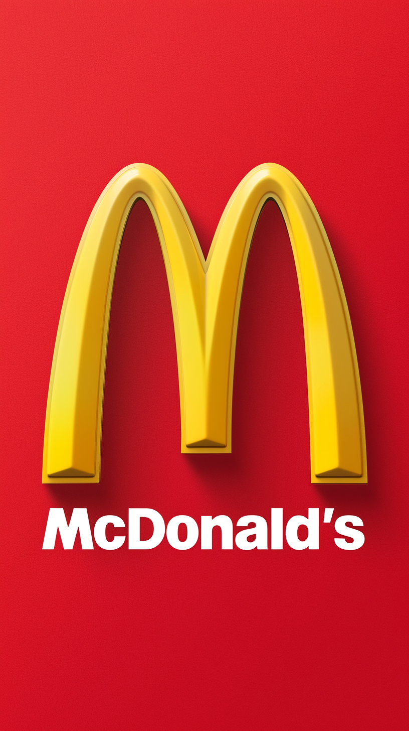 McDonald's poster in Neue Haas Grotesk font