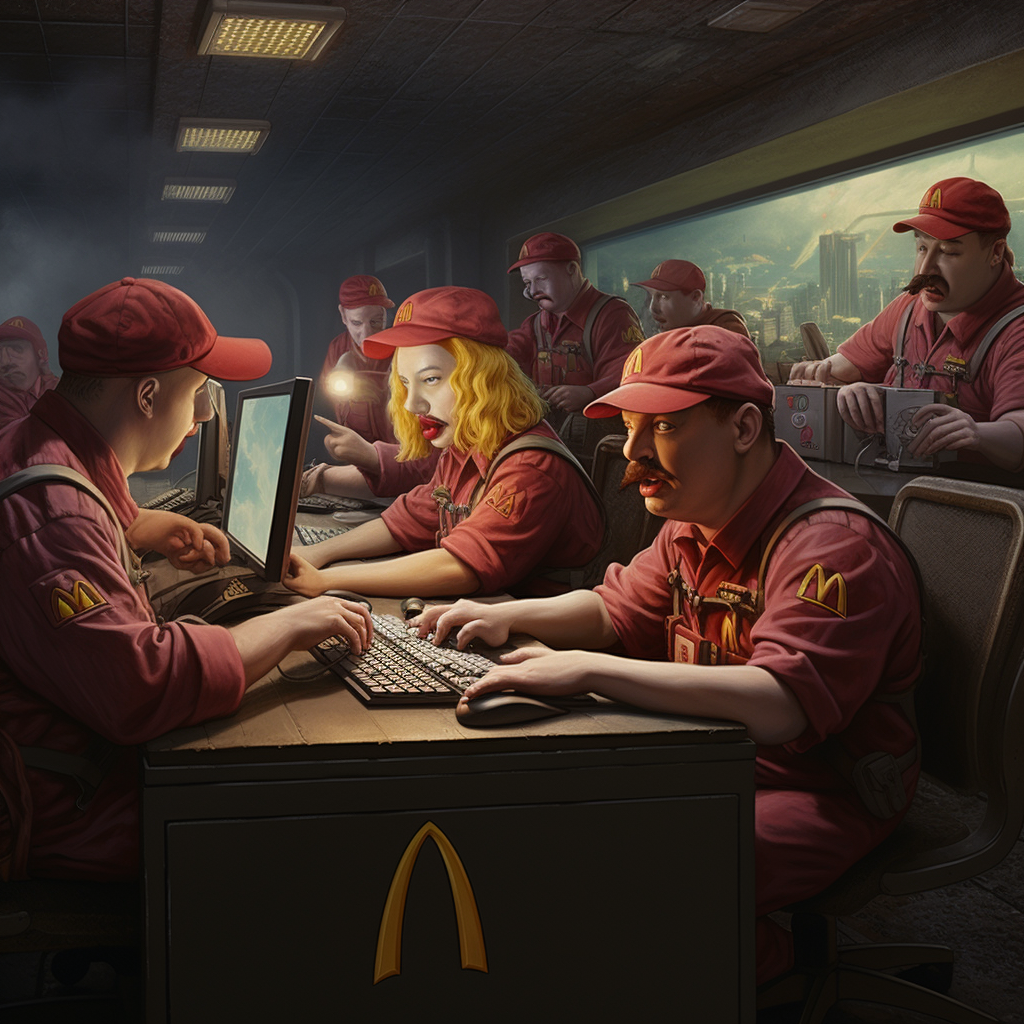 McDonald's IT team members working