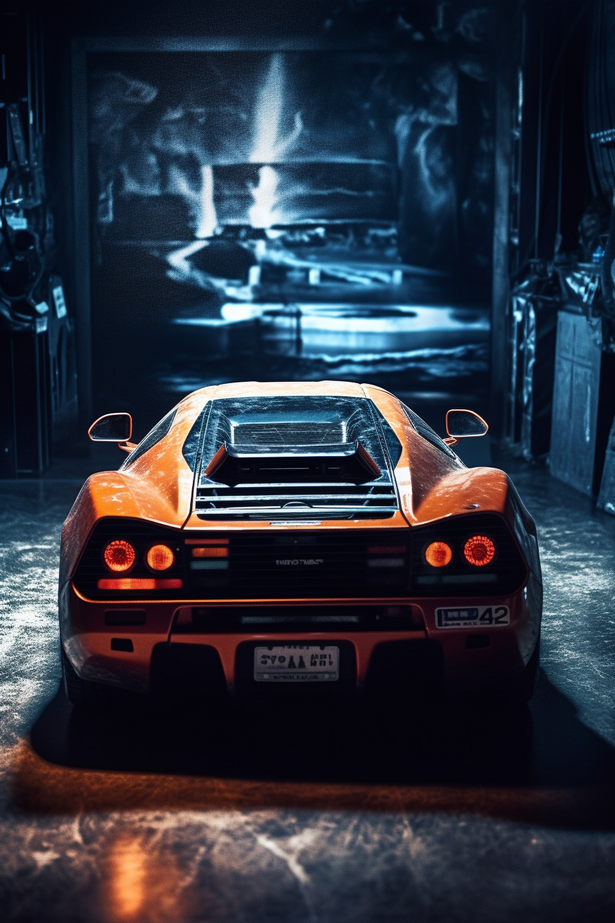 Mclaren F1 Cup Car in Arctic Matrix with Dramatic Lighting