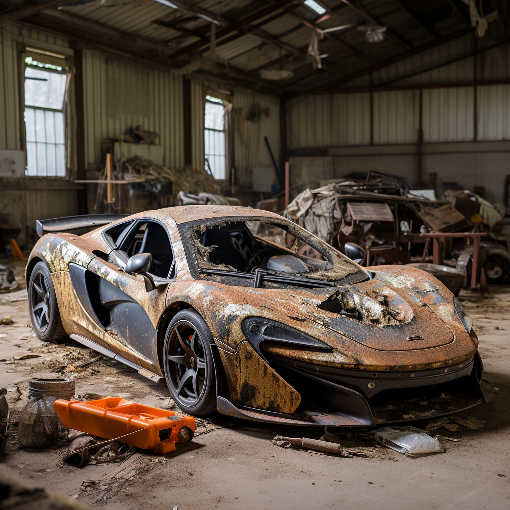 Rare McLaren car found in a barn