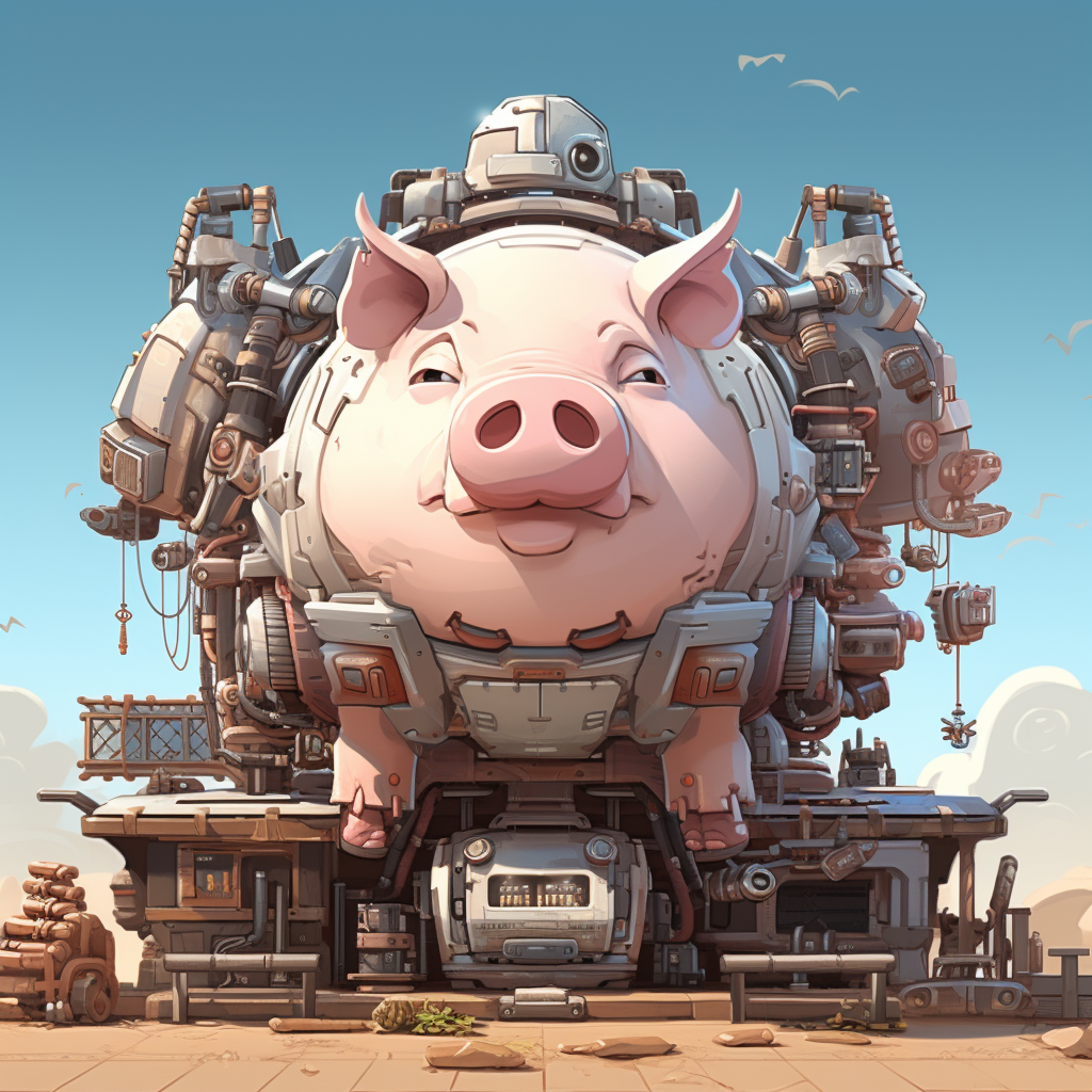 Mech Pigs Mobile Game Landscape UI