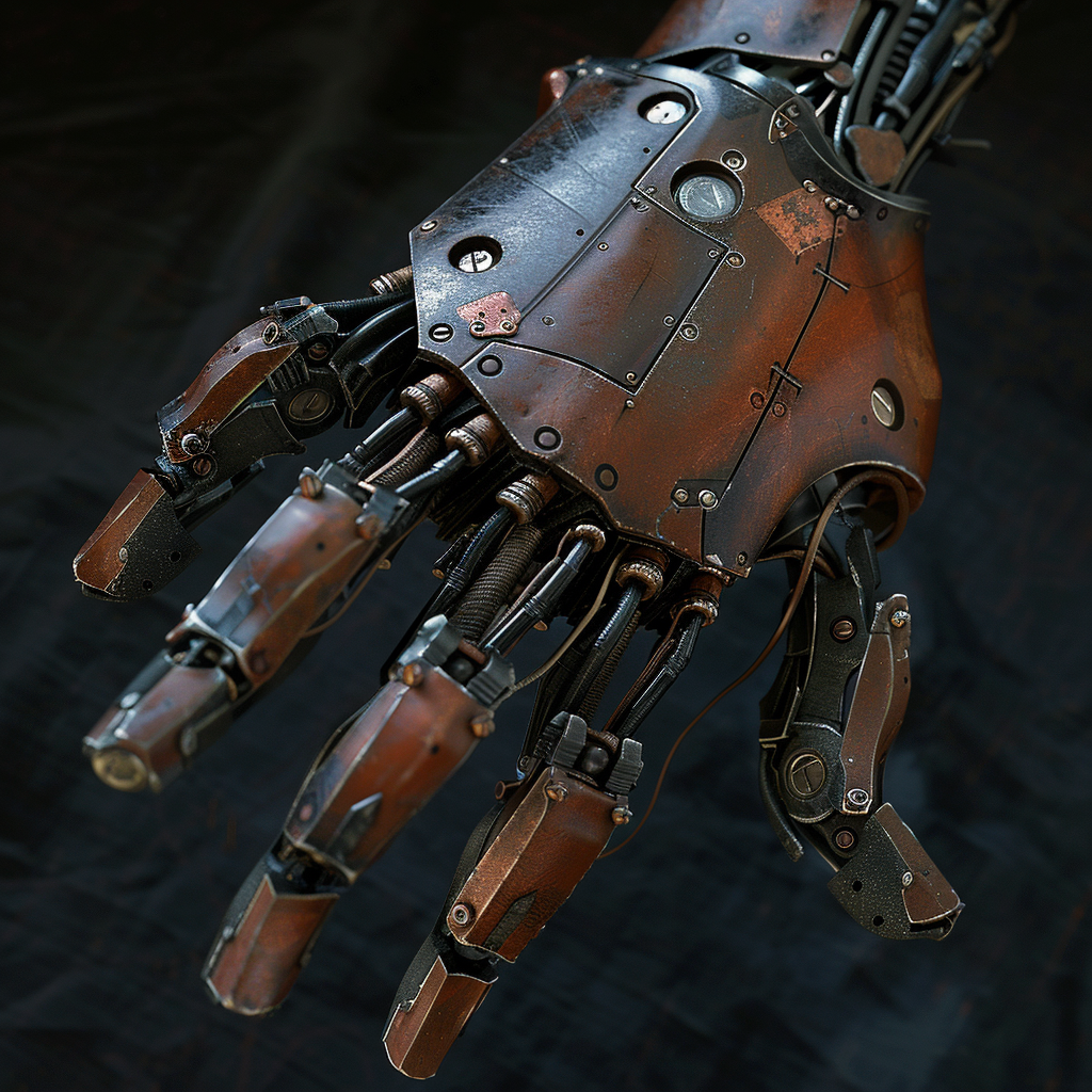 Mechanical hand design concept image