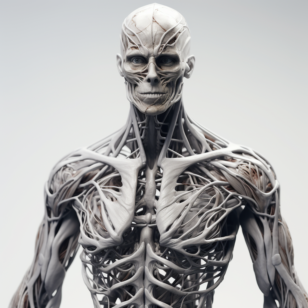 Detailed medical anatomical body model